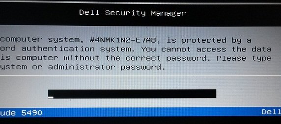 dell G3 15-3590 bios password reset
